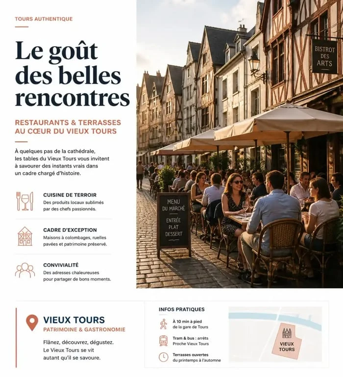 Restaurant ouvert le dimanche à Tours dans le Vieux Tours