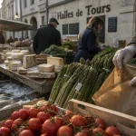 Marché aujourd hui indre-et-loire à Tours : étals, légumes et fromages