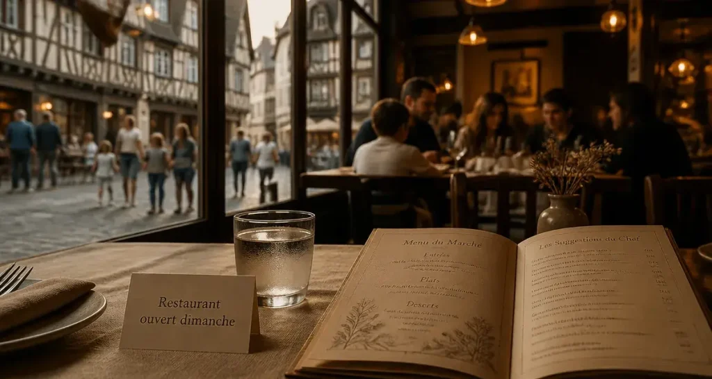 Restaurant ouvert le dimanche tours, café du Vieux Tours
