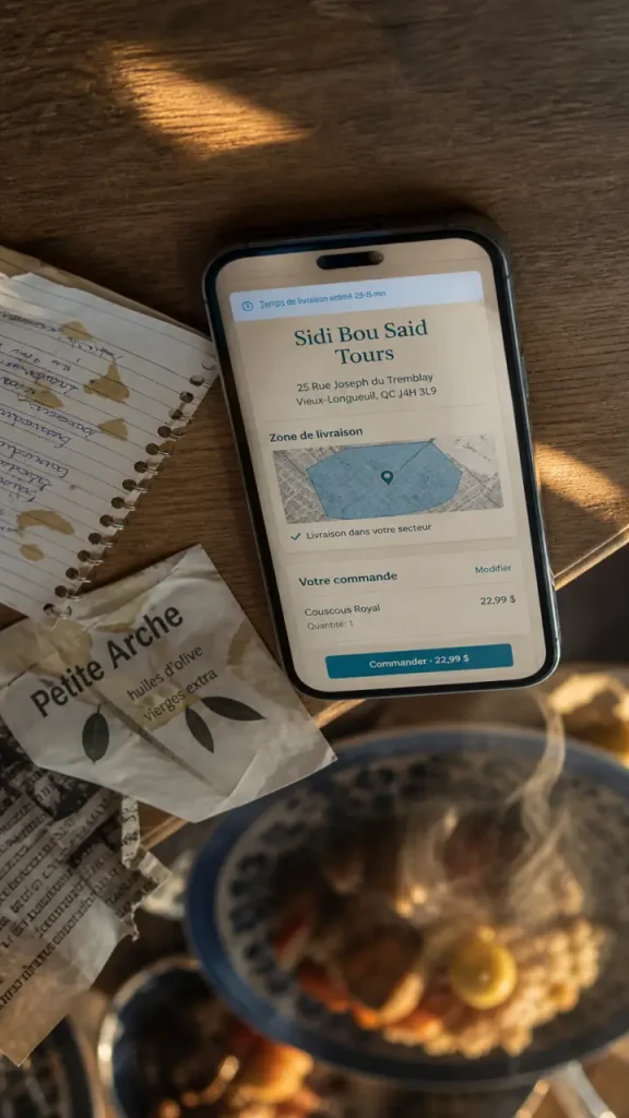 restaurant sidi bou said tours : menu et livraison, prix avant de commander